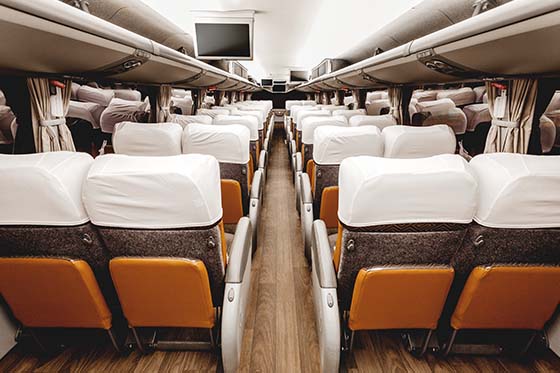 private charter bus rental service