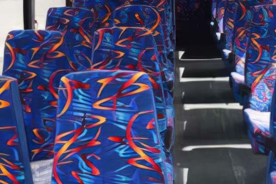 luxury shuttle bus