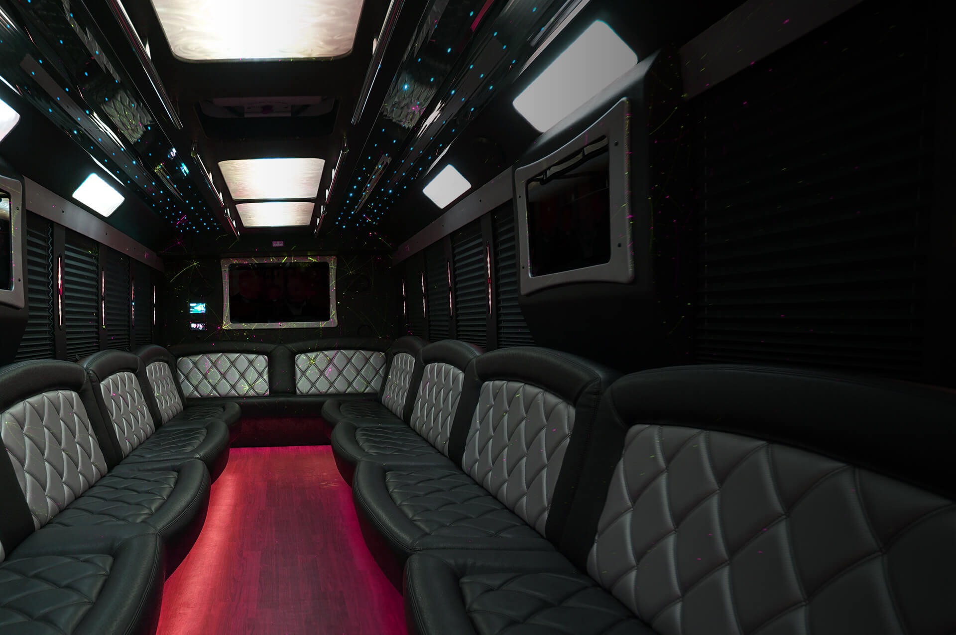 luxury limo bus