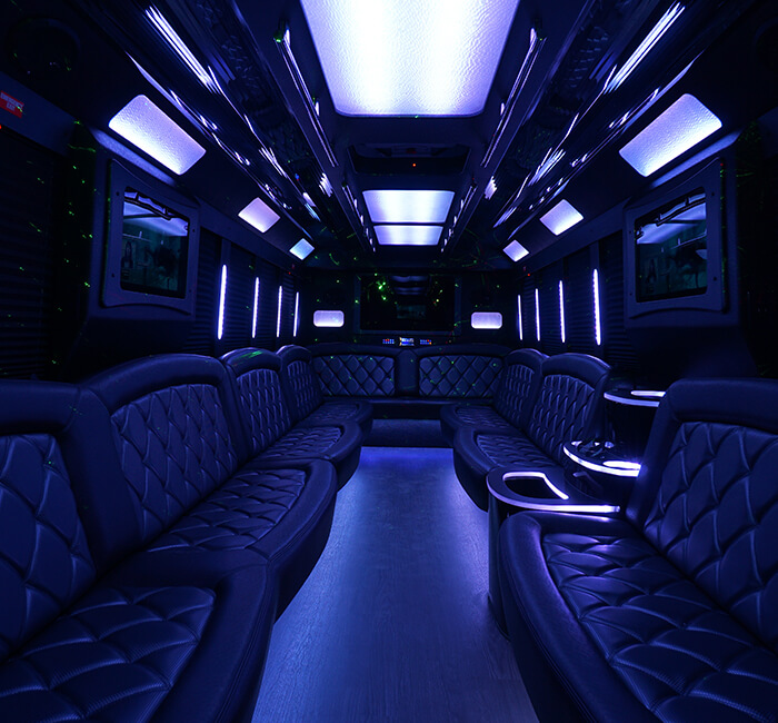 party bus interior